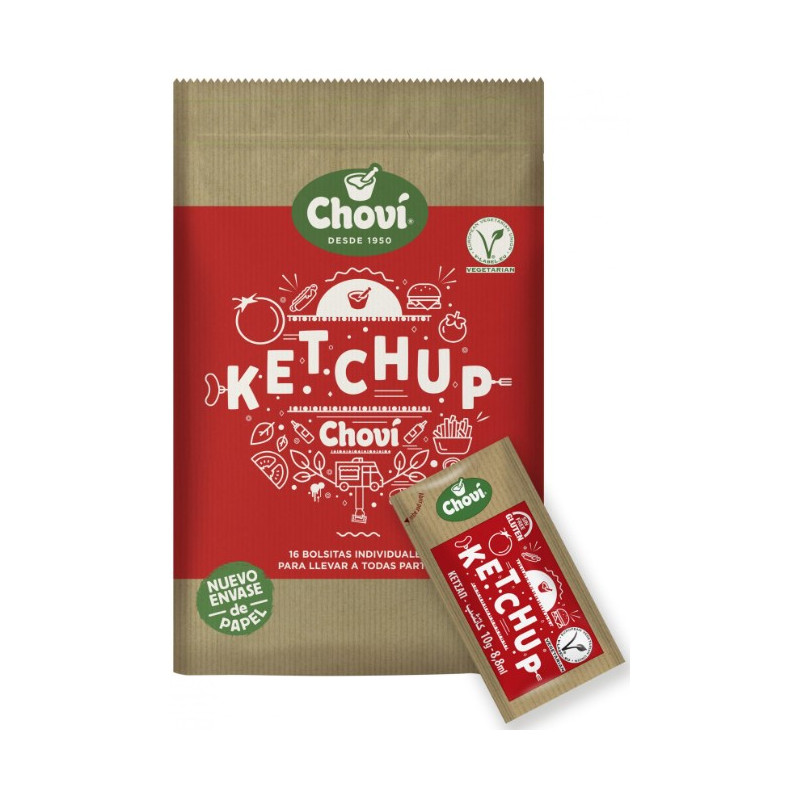KETCHUP CHOVI BOLSA 16X10GR